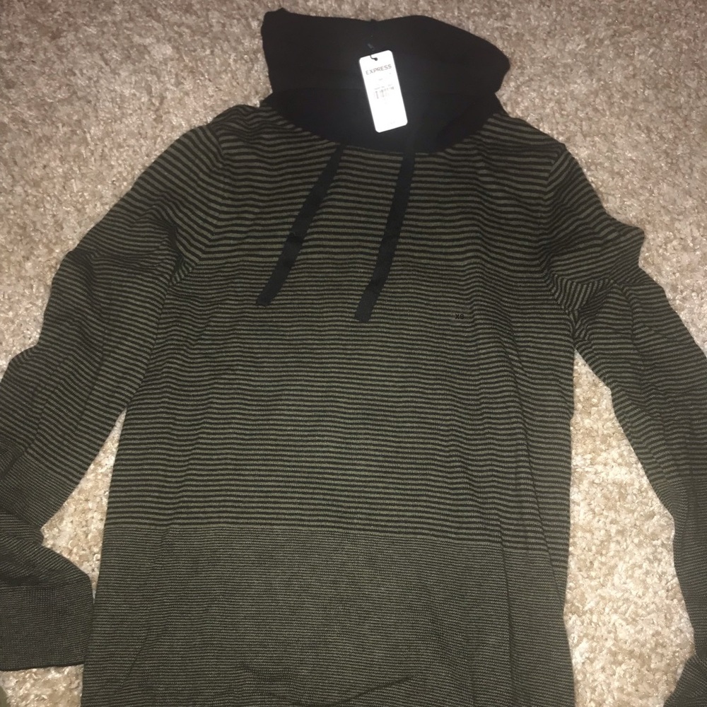 Long sleeved mock neck shirt